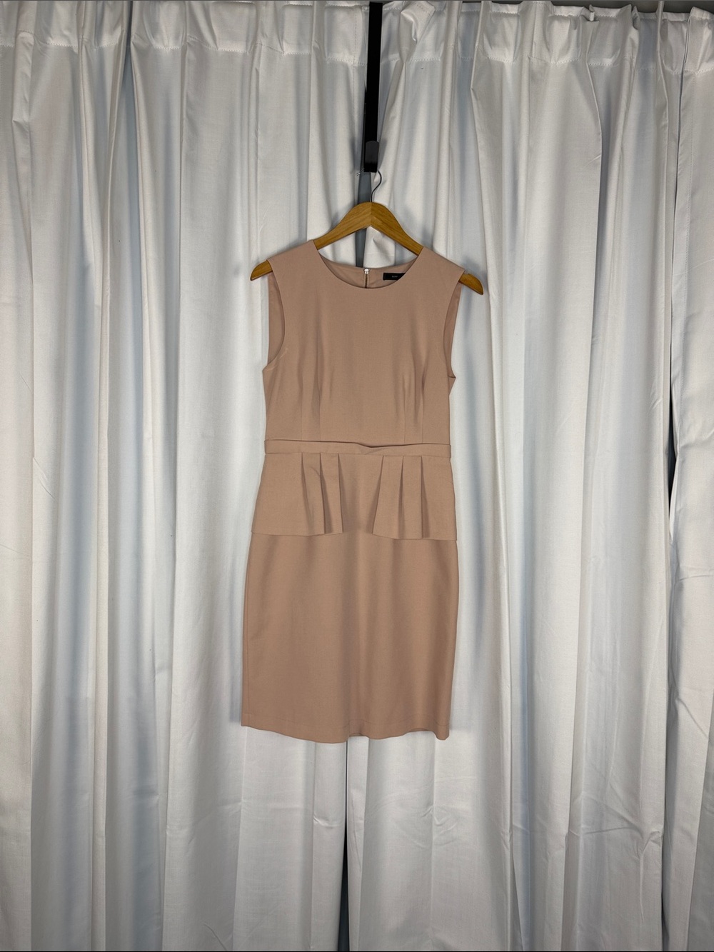 BCBGMaxAzria Blush Sleeveless Midi Dress